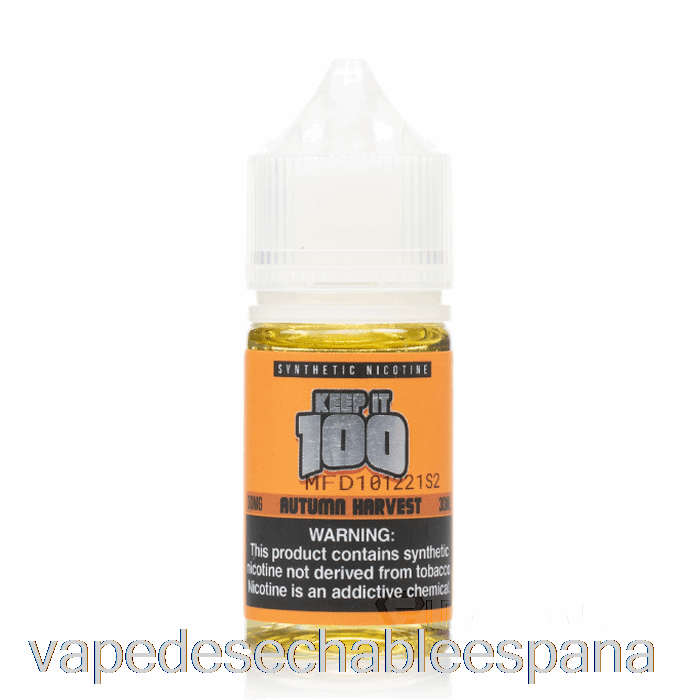 Sales De Cosecha De Otoño Vape España - Keep It 100 E-líquido - 30ml 30mg